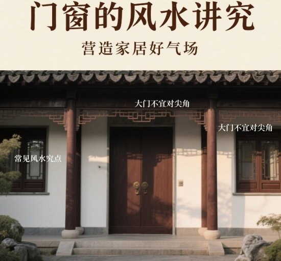 中國門窗品牌的風(fēng)水講究：這些細節(jié)影響家居運勢