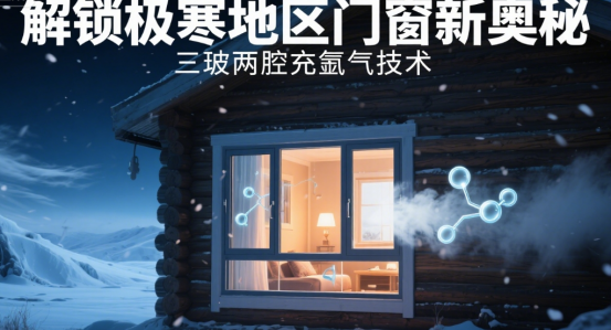 解鎖極寒地區門窗新奧秘：三玻兩腔充氬氣技術
