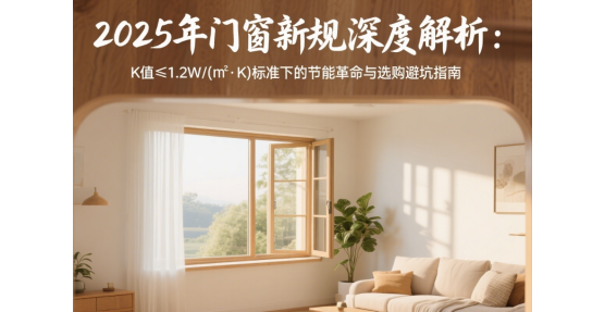 2025年品牌門(mén)窗新規(guī)深度解析：K值≤1.2W/(㎡·K)標(biāo)準(zhǔn)下的節(jié)能革命與選購(gòu)避坑指南