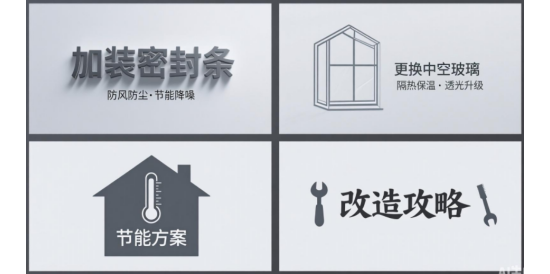 老舊門窗品牌改造方案：加裝密封條、更換中空玻璃的節能升級攻略